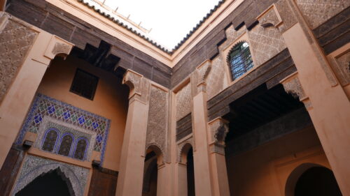 Zu sehen ist Cherifa, das älteste Haus Marrakeschs.